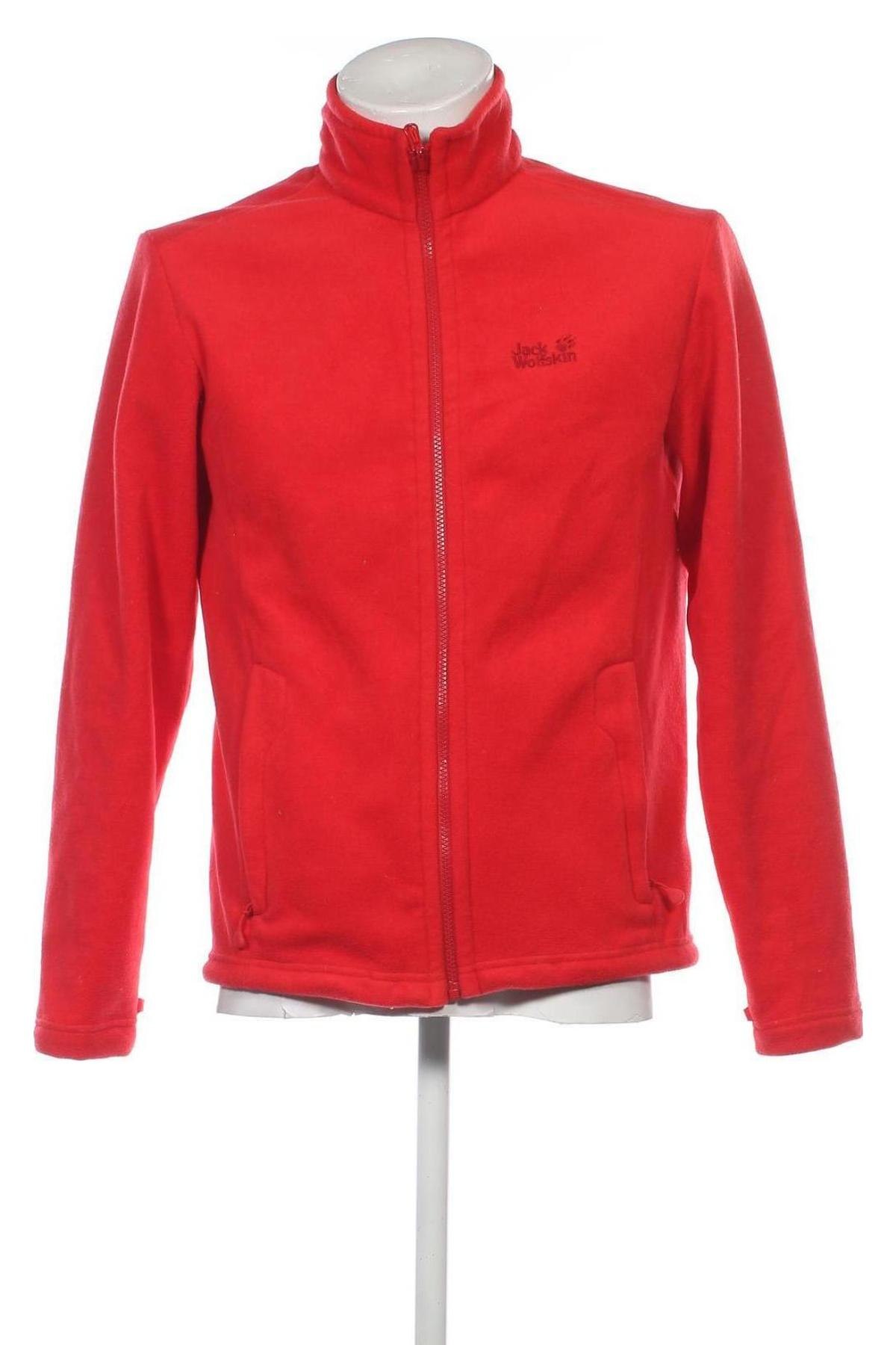 Herren Sportoberteil Jack Wolfskin, Größe L, Farbe Rot, Preis 32,49 €