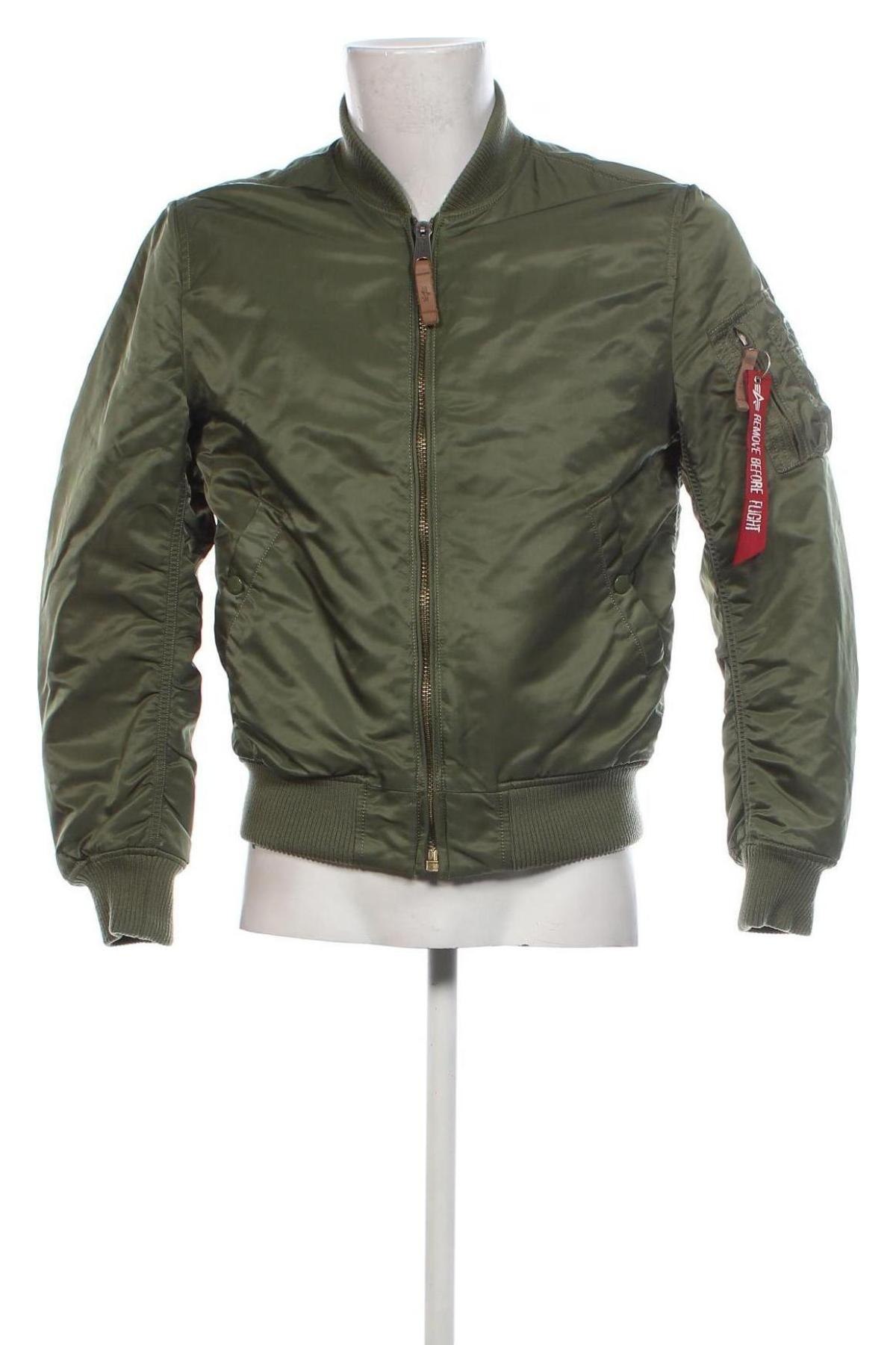 Pánska bunda  Alpha Industries, Veľkosť M, Farba Zelená, Cena  59,34 €