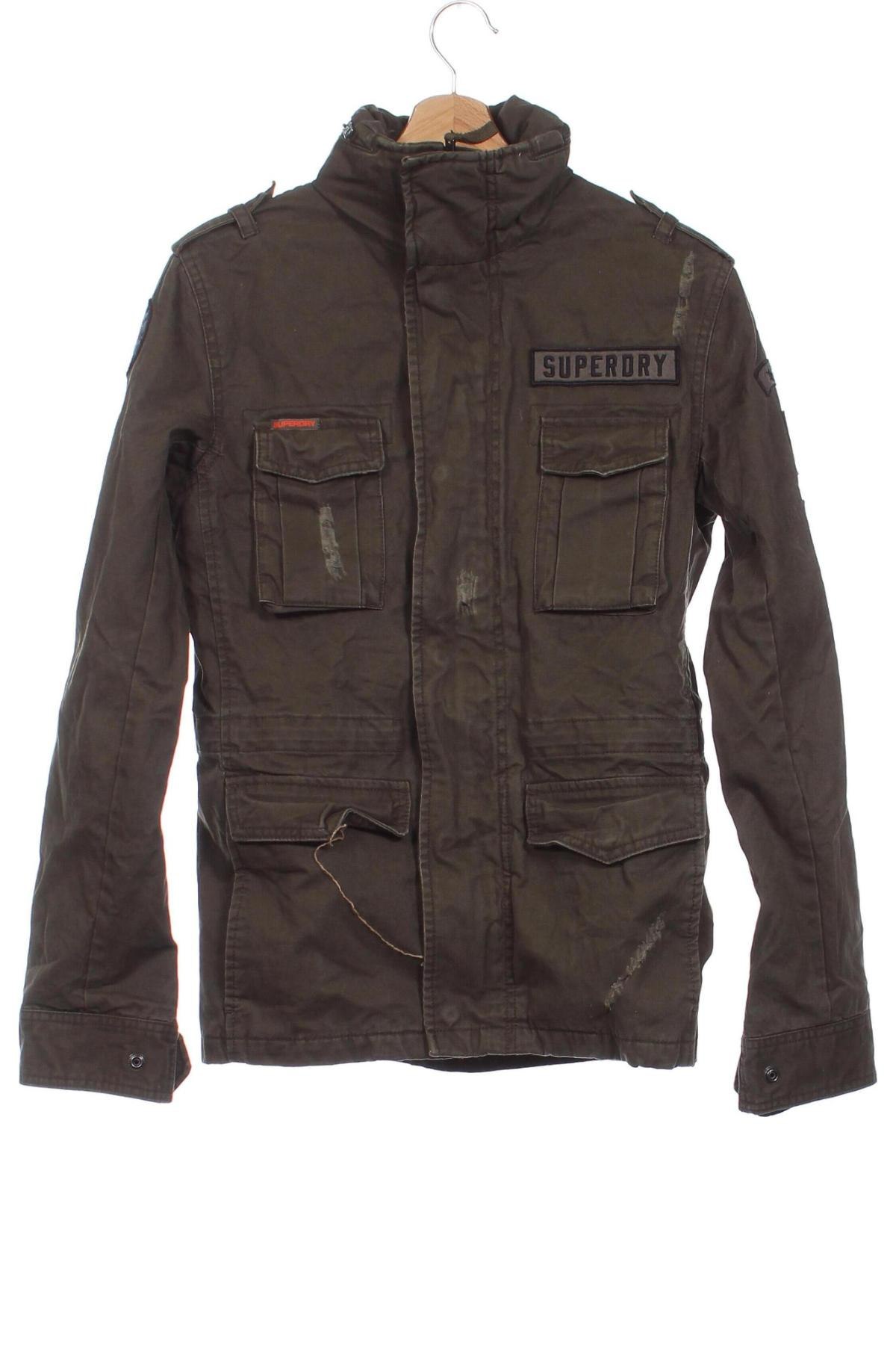 Herrenjacke Superdry, Größe XS, Farbe Grün, Preis 51,99 €