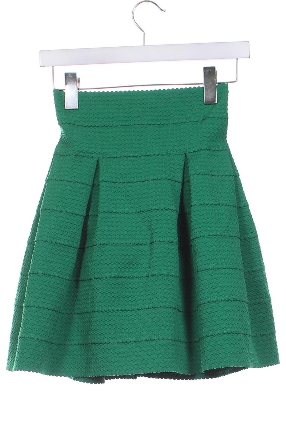 Fustă H&M, Mărime XS, Culoare Verde, Preț 59,85 Lei