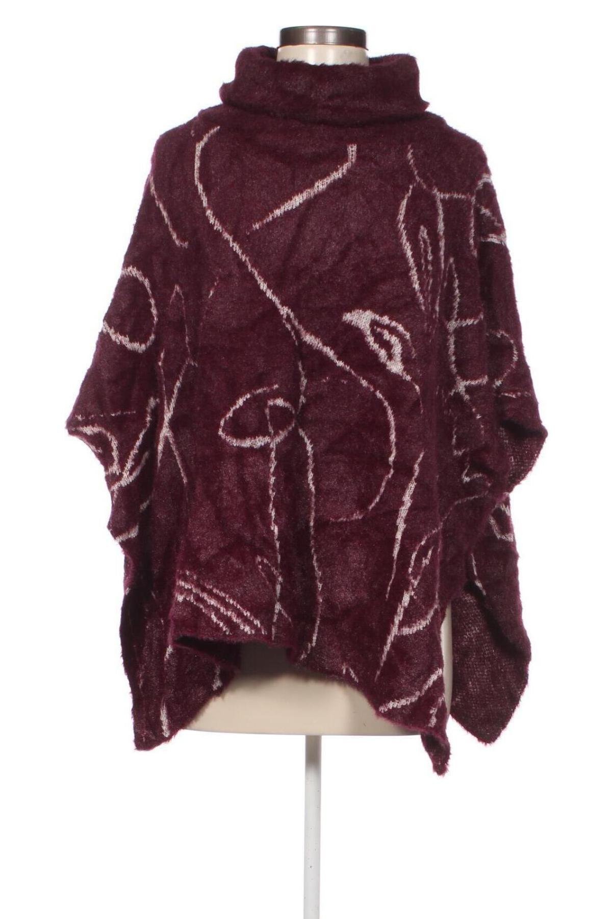 Poncho, Größe M, Farbe Rot, Preis € 20,49