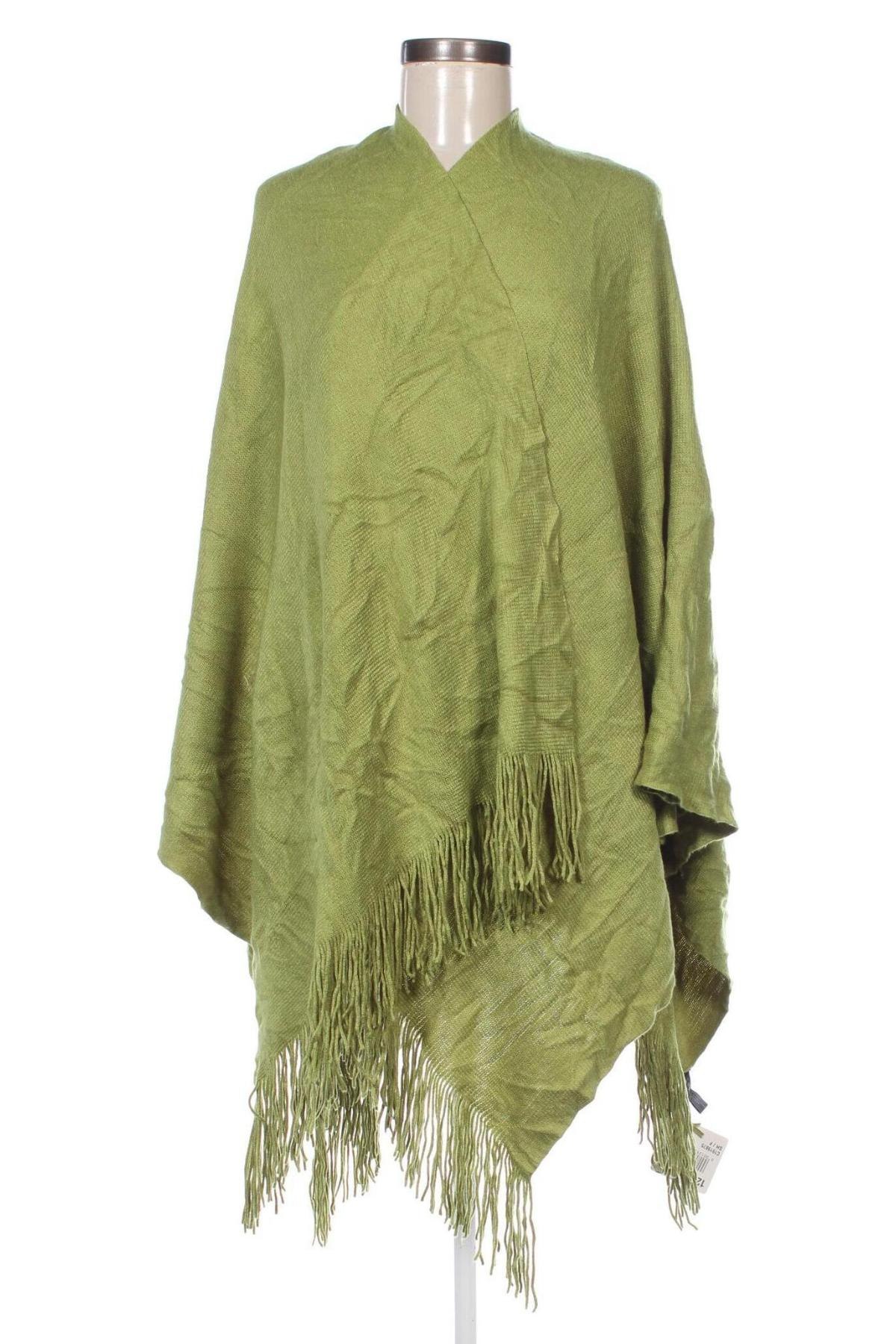 Poncho, Größe L, Farbe Grün, Preis 9,99 €