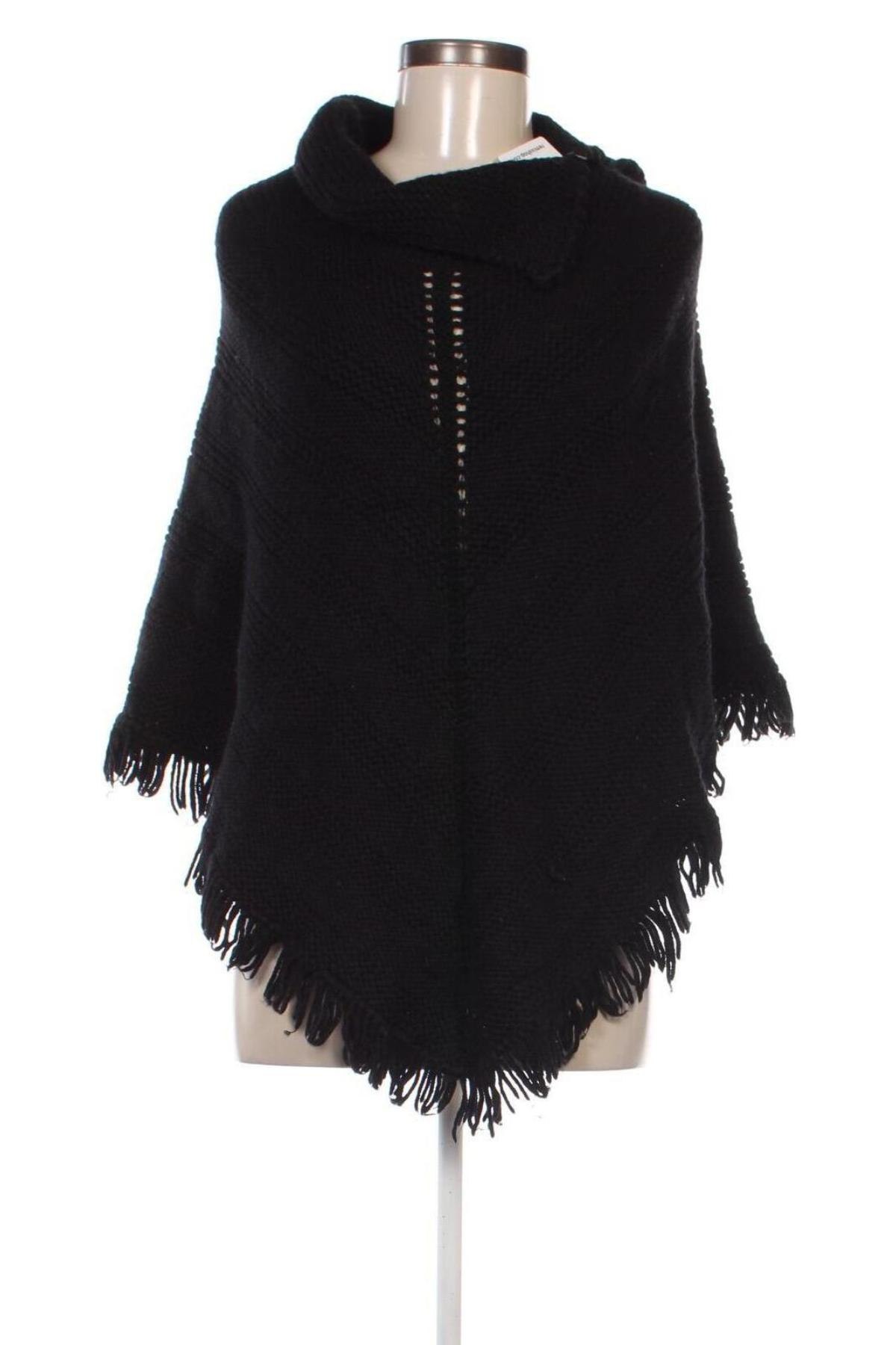 Poncho, Mărime M, Culoare Negru, Preț 95,99 Lei