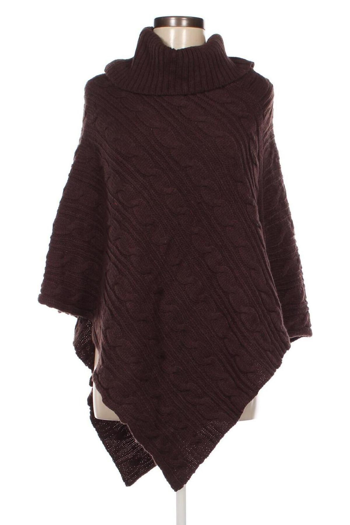 Poncho Yessica, Größe M, Farbe Braun, Preis € 20,49