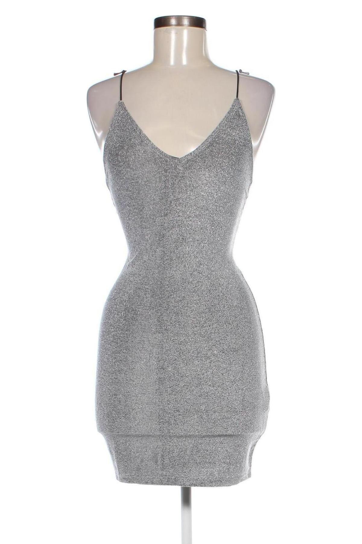 Kleid H&M Divided, Größe XS, Farbe Silber, Preis € 14,99