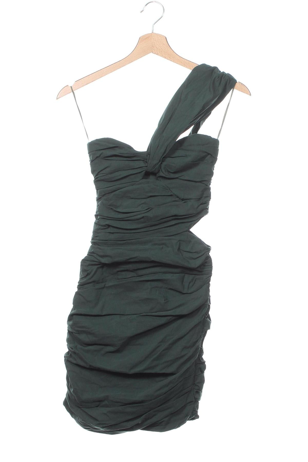 Rochie Zara, Mărime XS, Culoare Verde, Preț 55,99 Lei