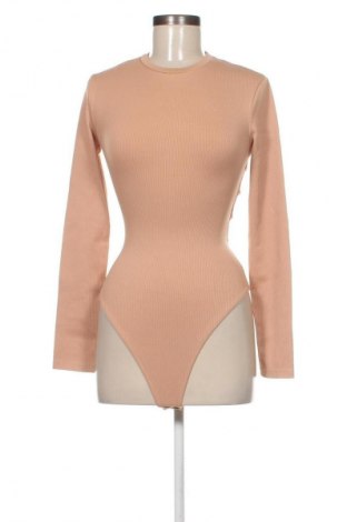 Γυναικεία μπλούζα-Κορμάκι Bershka, Μέγεθος M, Χρώμα  Μπέζ, Τιμή 16,00 €