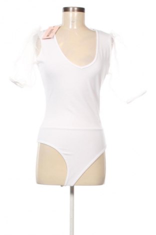 Damska bluzka-body Missguided, Rozmiar M, Kolor Biały, Cena 67,99 zł