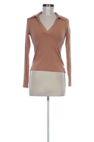 Γυναικεία μπλούζα Amisu, Μέγεθος S, Χρώμα  Μπέζ, Τιμή 9,74 €