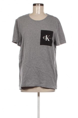 Дамска блуза Calvin Klein Jeans, Размер L, Цвят Сив, Цена 29,99 лв.