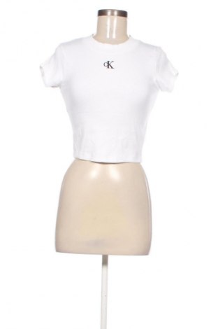 Damen Shirt Calvin Klein Jeans, Größe S, Farbe Weiß, Preis 71,99 €