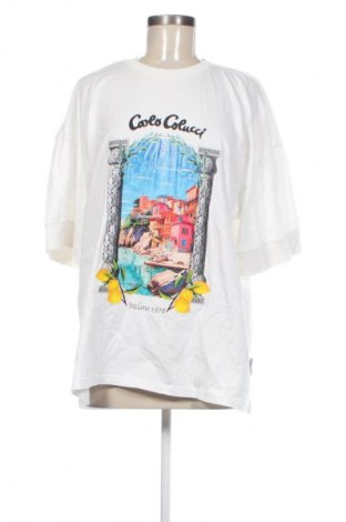 Damen Shirt Carlo Colucci, Größe L, Farbe Weiß, Preis 61,99 €
