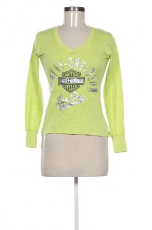 Γυναικεία μπλούζα Harley-Davidson, Μέγεθος XS, Χρώμα Κίτρινο, Τιμή 17,30 €