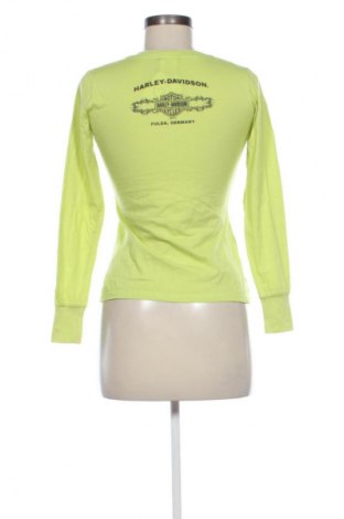 Γυναικεία μπλούζα Harley-Davidson, Μέγεθος XS, Χρώμα Κίτρινο, Τιμή 17,30 €