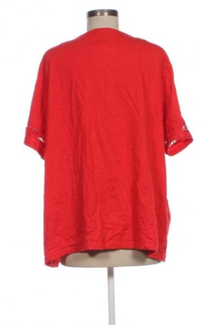 Γυναικεία μπλούζα Laura Torelli, Μέγεθος 3XL, Χρώμα Κόκκινο, Τιμή 16,99 €