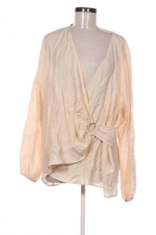 Дамска блуза Ms Mode, Размер XXL, Цвят Бежов, Цена 17,99 лв.