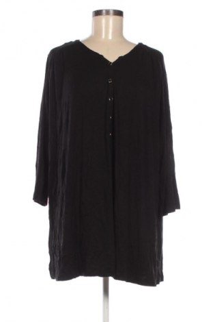 Γυναικεία μπλούζα Ms Mode, Μέγεθος 3XL, Χρώμα Μαύρο, Τιμή 14,99 €