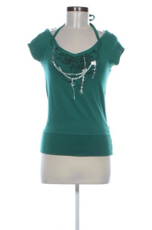 Γυναικεία μπλούζα Q/S by S.Oliver, Μέγεθος M, Χρώμα Πράσινο, Τιμή 16,99 €