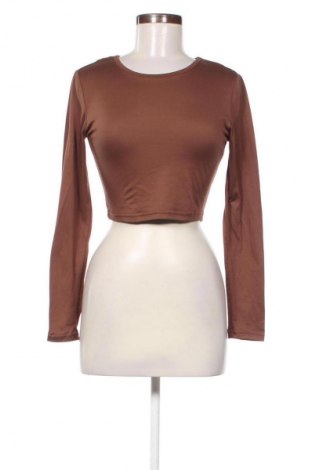 Дамска блуза SHEIN, Размер M, Цвят Кафяв, Цена 19,04 лв.