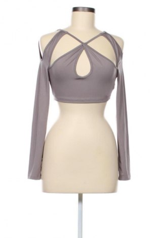 Дамска блуза SHEIN, Размер S, Цвят Сив, Цена 17,99 лв.