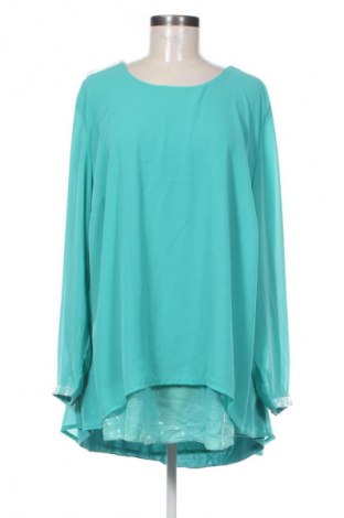 Γυναικεία μπλούζα Sheego, Μέγεθος 3XL, Χρώμα Πράσινο, Τιμή 26,21 €