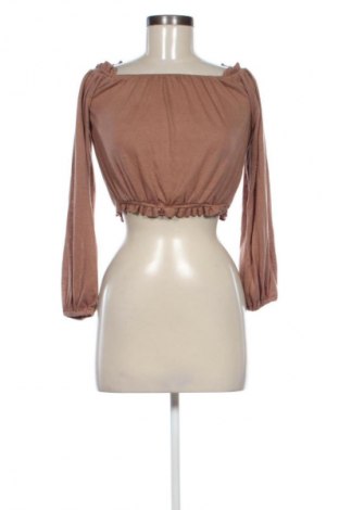 Bluzka damska Sinsay, Rozmiar M, Kolor Brązowy, Cena 32,99 zł