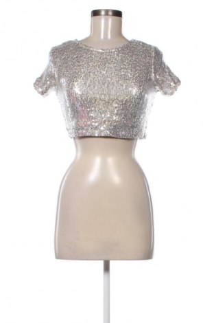 Dámská halenka Sinsay, Velikost XXS, Barva Stříbrná, Cena  241,00 Kč