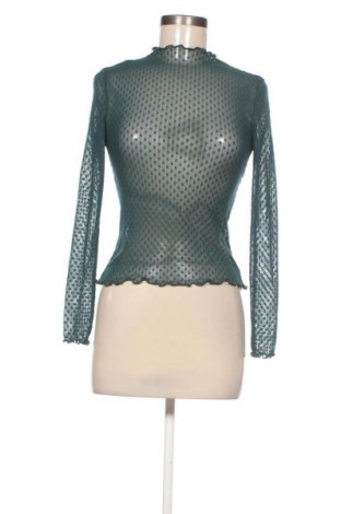 Γυναικεία μπλούζα Stradivarius, Μέγεθος XS, Χρώμα Πράσινο, Τιμή 9,72 €