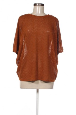 Дамска блуза Zara, Размер L, Цвят Кафяв, Цена 19,55 лв.