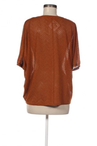 Дамска блуза Zara, Размер L, Цвят Кафяв, Цена 19,55 лв.