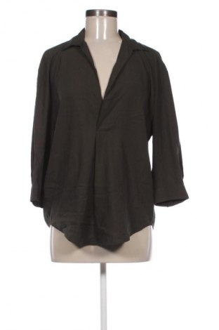 Дамска блуза Zara, Размер S, Цвят Зелен, Цена 18,99 лв.