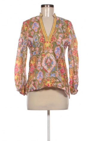 Дамска блуза Zara, Размер XS, Цвят Многоцветен, Цена 73,15 лв.