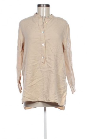 Дамска блуза Zara, Размер S, Цвят Бежов, Цена 27,00 лв.