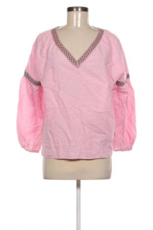 Дамска блуза Zara, Размер L, Цвят Розов, Цена 21,99 лв.