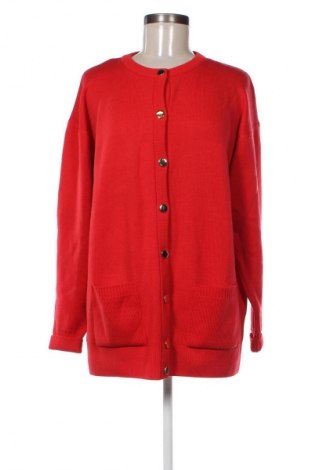 Damen Strickjacke Glen Castle, Größe XL, Farbe Rot, Preis 18,99 €