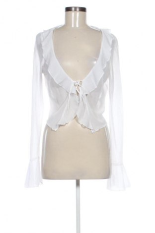 Damen Strickjacke H&M Divided, Größe M, Farbe Weiß, Preis 14,77 €