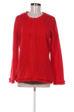 Damen Strickjacke Helena Vera, Größe L, Farbe Rot, Preis 18,99 €