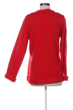 Damen Strickjacke Helena Vera, Größe L, Farbe Rot, Preis 18,99 €