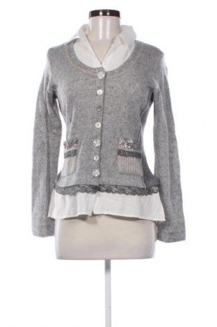 Damski kardigan Just White, Rozmiar M, Kolor Szary, Cena 94,26 zł