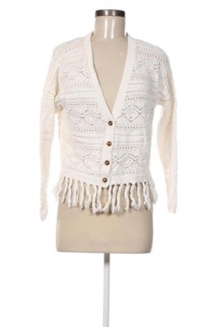 Damen Strickjacke Mango, Größe S, Farbe Weiß, Preis 11,99 €