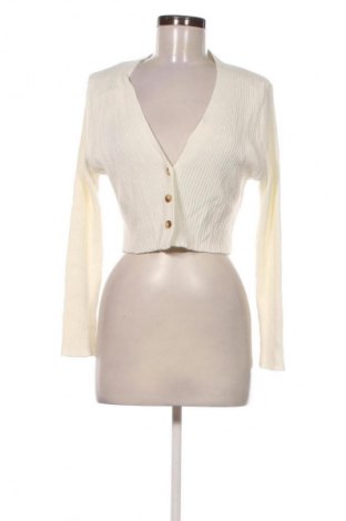 Damen Strickjacke Missguided, Größe L, Farbe Ecru, Preis € 7,99