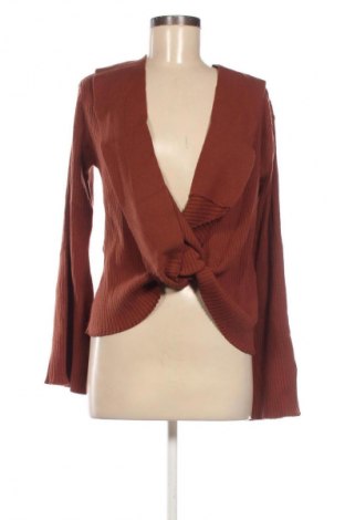 Дамска жилетка Things We Love, Размер XS, Цвят Кафяв, Цена 18,99 лв.