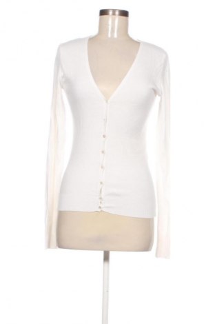 Damen Strickjacke United Colors Of Benetton, Größe M, Farbe Weiß, Preis 20,97 €