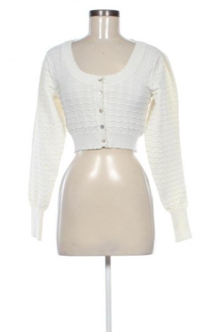 Damen Strickjacke Zara, Größe S, Farbe Weiß, Preis 32,00 €