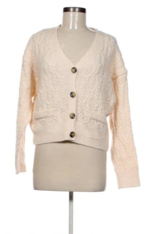 Damen Strickjacke Zara, Größe L, Farbe Ecru, Preis 19,99 €
