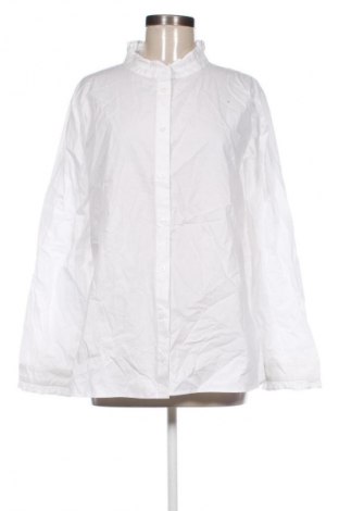 Γυναικείο πουκάμισο Comma,, Μέγεθος XL, Χρώμα Λευκό, Τιμή 38,99 €