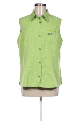 Damenbluse Jack Wolfskin, Größe L, Farbe Grün, Preis 16,99 €