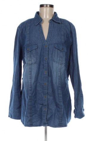 Дамска риза John Baner, Размер XXL, Цвят Син, Цена 24,99 лв.