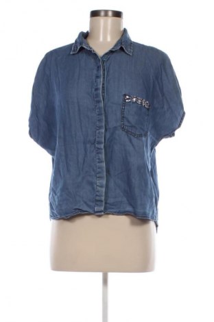 Damenbluse Mango, Größe S, Farbe Blau, Preis € 12,99