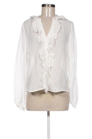 Γυναικείο πουκάμισο Stradivarius, Μέγεθος L, Χρώμα Λευκό, Τιμή 24,99 €